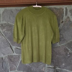 Coldwater Creek Olive Knit Top